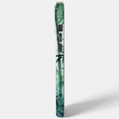 Japandi aquarel geïnspireerd bamboe kunst Case-Mate iPhone case (Achterkant / Links)