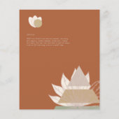 Japandi Bruiloft Scandinavisch Abstract Geometrisc Flyer (Achterkant)