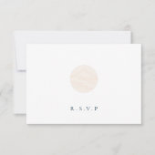 Japandi landschap maaltijden keuzes RSVP Kaartje (Voorkant)