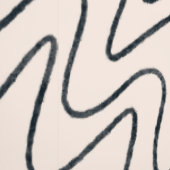 Japandi Minimalist Brush Stroke Pattern in Cream a Behang (Zoom)