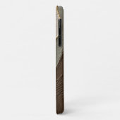 Japandi neutrale gestructureerde design Case-Mate iPhone case (Achterkant/links)