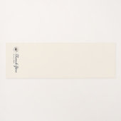 Japandi River Yoga Mat - Serene Landschap Ontwerp (Achterkant (horizontaal))