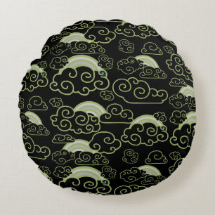 Japandi-stijl Huisdecoratie Rond Kussen