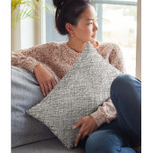 Japandi textuurstijl eenvoudige lijnen gekrabbel kussensloop