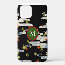 JAPANESE AFDRUKKEN DOUANE INITIAAL IPHONE 12 HOESJ