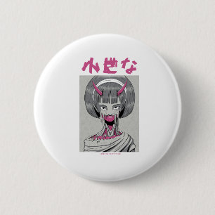 Japanese anime monstergirl ronde button 5,7 cm