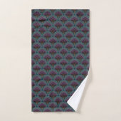 Japanese art deco style_Midnight (Serviette à main)