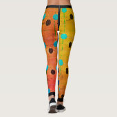 JAPANESE ARTIST KORIN PATTERN AFDRUKTE LEGGINGS (Achterkant)