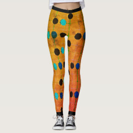 JAPANESE ARTIST KORIN PATTERN AFDRUKTE LEGGINGS