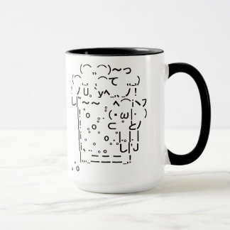 Japanese ASCII Art「beer」(black) Mok