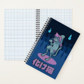 Japanese Bakeneko Cat Yokai Notitieboek (Binnen)