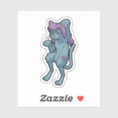 Japanese Bakeneko Cat Yokai Sticker (Vel)