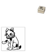 Japanese Calico Rubber Stamp Rubberstempel (Gestempeld)
