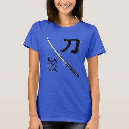 Japanese Calligraphy Sword T-shirt