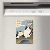 Japanese Cats Blossom Tree Magnet (In Situ (Lave-vaisselle))