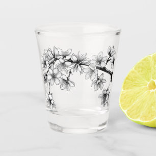 Japanese Cherry Blossom Sakura Mok 4 Shot Glas