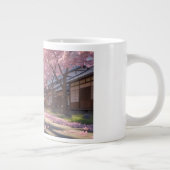 Japanese Cherry Blossom Sakura Mug - Day & Night S Extra Grote Beker (Rechts)