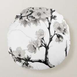 Japanese Cherry Blossom Sakura Rond Kussen