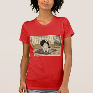Japanese Chin in a Japanese home T-shirt