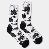 Japanese Cloud Pattern Aesthetic Sokken (Rechts)