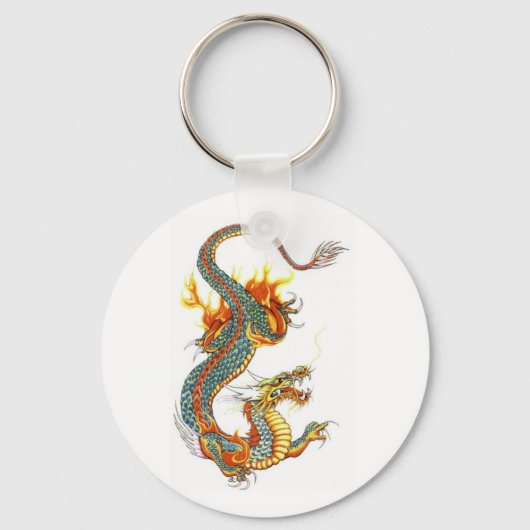 JAPANESE COLORED DRAGON SLEUTELHANGER (Voorkant)