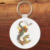 JAPANESE COLORED DRAGON SLEUTELHANGER (Voorkant)