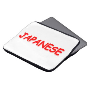 "JAPANESE" Cute Design. Bestel nu Laptop Sleeve