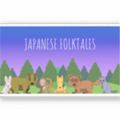 JAPANESE FALKTALES STICKER (Voorkant)