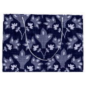 JAPANESE FLORAL PATTERN CUSTOM GIFT BAG GROOT CADEAUZAKJE (Achterkant)