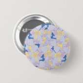 Japanese flowers ronde button 5,7 cm (Voorkant /achterkant)