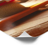 Japanese fluffy brown tabby cat perfect poster (Hoek)