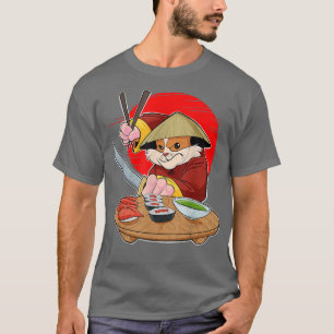 Japanese Food I Maki Lover I Samurai Sushi Guinea T-shirt