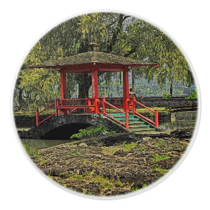JAPANESE GARDEN CERAMIC KNOB/PULL KERAMISCHE KNOP