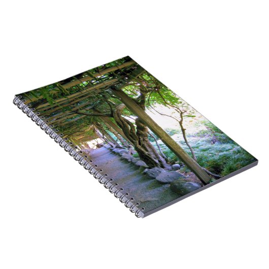 Japanese Garden Path/Arbor Note Book Notitieboek (Rechterzijde)