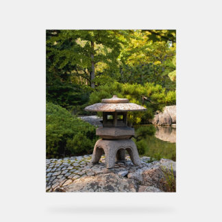 Japanese Garden - Traditional Aesthetic  Acryl Bord