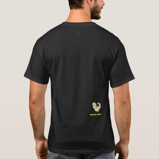 Japanese giant salamander T-shirt ベーシックダークTシャツ (Dos)