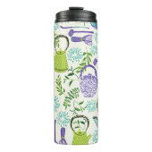 Japanese Green Teapot Design Thermosbeker (Voorkant)