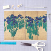 Japanese Irises, Ogata Kōrin Tissuepapier (Craft)