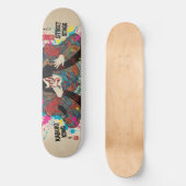 Japanese KABUKI Style Skateboard Art |歌舞伎 (Recto)