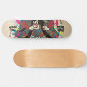 Japanese KABUKI Style Skateboard Art |歌舞伎 (Horz)