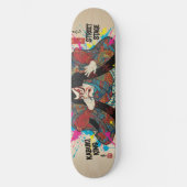 Japanese KABUKI Style Skateboard Art |歌舞伎 (Recto)