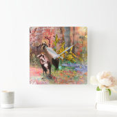 JAPANESE KANSEN "Rising Sun" Vierkante Klok (Huis)