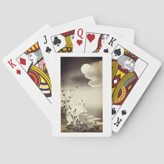 JAPANESE KARTEN EN MOON SPELEN POKERKAARTEN (Achterkant)