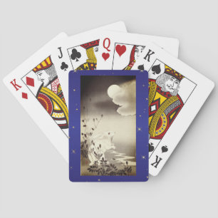 JAPANESE KARTEN EN MOON SPELEN POKERKAARTEN