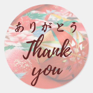 Japanese kawaii sticker 【wagara14】thank you シール