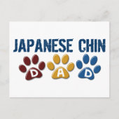 JAPANESE KIN Paw Print 1 Briefkaart (Voorkant)