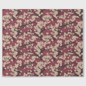 Japanese Koi Fish Sakura Pattern Cadeaupapier (Vlak)