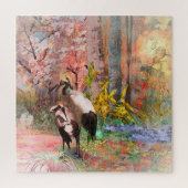 JAPANESE KRANEN "Rising Sun" Legpuzzel (Verticaal)