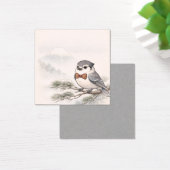 Japanese Landscape&Canada Jay Minimal Display Card (Bureau)