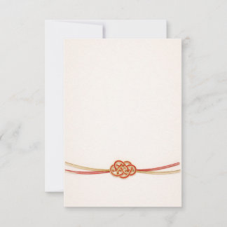 Japanese Mizuhiki Thank You Card – Minimal Elegant Bedankkaart